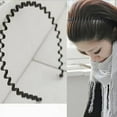 thumbnail image 4 of Grofry Hair Hoop Men Women Black Wavy Hair Head Hoop Band Fashion Sport Headband Hairband, 4 of 5