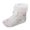 White, variant on Otqutp 3-13 Years Non Slip Shoes Children Autumn Winter Warm Cotton Boots Embroidered Boots National Style Boots Princess Cotton Boots(White,2-2.5 Years)