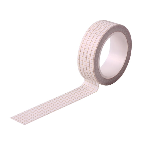 CCOCC Grid Washi Tape,Washy Tape,Neutral Washi Tape for Bullet Journals Supplies,Diy Scrapbooking Decor,And Gift Wrapping,Decorative Masking Tapes,Decorative Stickers,0.6" X 32.8Ft