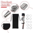 thumbnail image 6 of LeeQinersw Kids Kazoo Coordination Portable Music Classes Children Mouthpiece Dustcover Silver, 6 of 9