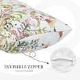 thumbnail image 3 of Honeii hummingbird in floral Pattern Decorative Throw Pillow Case - Elevate Your Couch, Sofa, or Bed with Stylish Home Decor(No pillow core)-16"x24", 3 of 6
