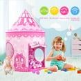 thumbnail image 4 of PigPigPen 3pc Polyester Princess Castle Ball Pit Tent for Toddlers with Pop-up Tunnel Indoor Outdoor, 4 of 7