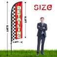 thumbnail image 2 of QSUM Detailing Sign Feather Flag with Pole Kit,8.2FT Detailing Decoration Display, Detailing Business Sign,Detailing Swooper Flag, 2 of 7