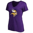 thumbnail image 2 of Women's Fanatics Purple Minnesota Vikings Plus Size V-Neck T-Shirt, 2 of 3