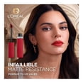 thumbnail image 3 of Labial líquido L'Oréal Infallible Le Matte Resistance wine not 500 5ml, 3 of 4
