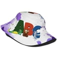 thumbnail image 2 of ZICANCN Bucket Hat -ABC Alphabet Unisex Print Double-Side-Wear Bucket Hat for Fishing Beach Outdoor, 2 of 5