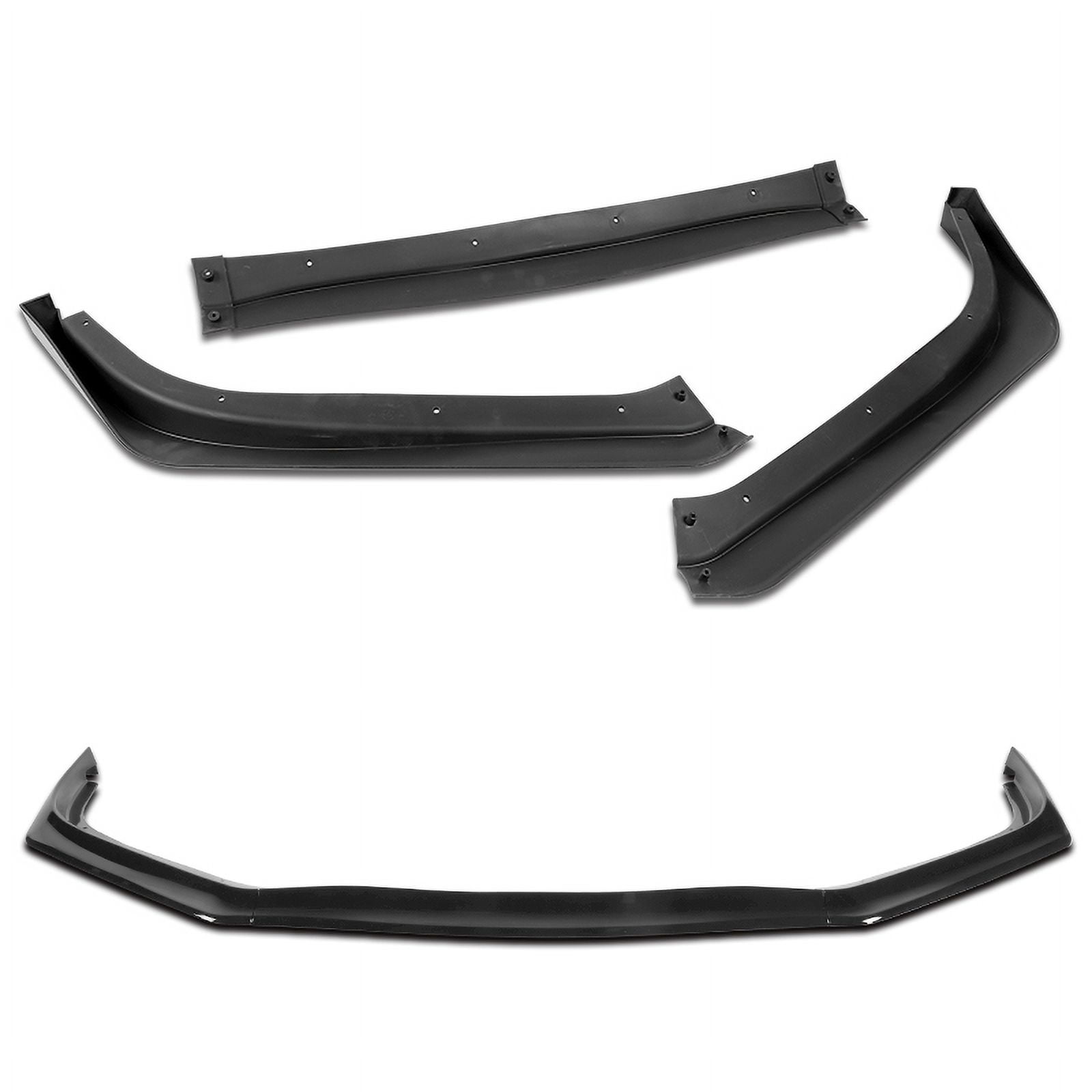 Stay Tuned Performance For 2013-2015 Honda Civic Sedan Painted Black Aero-Style Front Bumper Body Lip
