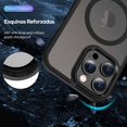 thumbnail image 3 of Funda TEKKU Matte Style para iPhone 15 PRO MAX Trans Negra compatible con MagSafe, 3 of 8