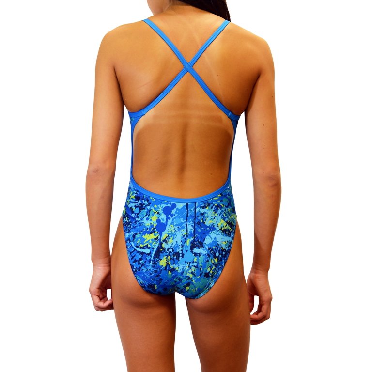 Adoretex Girl's/Women's Printed One Piece Thin Strap Athletic