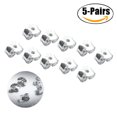 thumbnail image 1 of CNKOO 5 Pairs Silver Earring Back Sterling Silver Safety Butterfly Earring Backs Pierced Earring Backs, 1 of 10