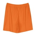 thumbnail image 6 of Tdoqot Girls Athletic Shorts with Pockets- Solid Summer Soft Casual Active Running Shorts Orange Size 13-14, 6 of 6