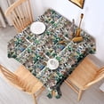 thumbnail image 2 of Multicolor Bigfoot and Sticker Pattern Square Tablecloth,Waterproof Square Table Cover,Wipeable Spillproof Washable Table Cover for Home Kitchen Party Decor 60"x60"(152x152cm), 2 of 6