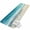 Lake Blue Oatmeal White, variant on Runner Rug 2.62'x5.25', Aqua Blue Beach Non Slip Backing Floor Mats Soft Area Rugs, Absorbent Muddy Dirt Trapping Carpet for Entryway Hallway Kitchen Bedroom Coastal Seawaves Sand Shore Scenery