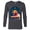 Charcoal Heather, variant on Marvel Guardians of the Galaxy Volume 3 Cosmo Album Retro - Long Sleeve T-Shirt for Men - Customized-White