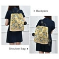 thumbnail image 7 of Elegant Flowers Yellow Travel Laptops Backpack for Women Anti-theft Casual Work Bag Daypack Lightweight Laptop Bag, 7 of 7