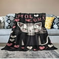 thumbnail image 2 of ARISTURING Cat Blanket Gifts for Women Cat Gifts for Cat Lovers Soft Flannel Kawaii Cat Throw Blanket for Kids Adults, 2 of 6