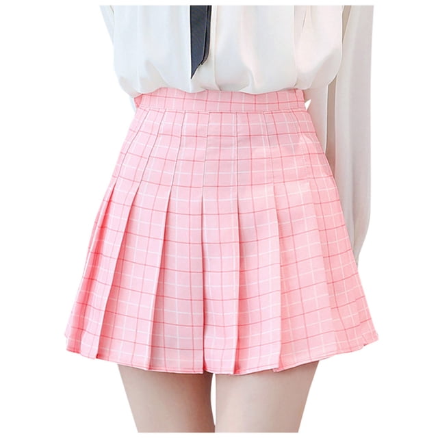 UANWENN Jupe Plissée Taille Haute Mode pour Femmes Jupe de Tennis Décontractée Jupe en Satin Jupe en Lin Jupe de Bain Jupe Crayon Taille Haute Jupe Courte pour Femmes