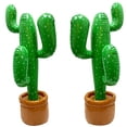 thumbnail image 2 of GiftExpress Paquete de 2 Inflables 36" Cactus Prop Decoración para Decoraciones de Fiesta GiftExpress GiftExpress, 2 of 2