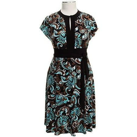 Women's Plus Flora Jersey Dress