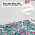 thumbnail image 5 of Yiaed Excavator Print Highly Absorbent Microfiber Kitchen Counter Mat, Dish Drying Pad for Dishes, Utensils, Pots and Pans, Large 18" x 24", 5 of 7
