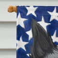 thumbnail image 3 of Norwegian Elkhound Dog American Flag Flag Canvas House Size, 3 of 4