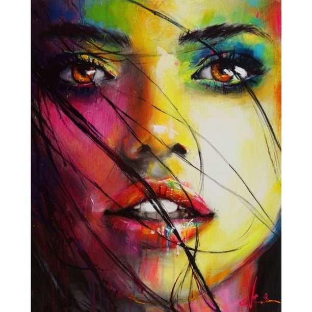 Taladro Diamond Painting (DF3975) 5D DIY Kit completo de costura de punto de cruz (Beauty05) 50x70cm FLhrweasw Nuevo