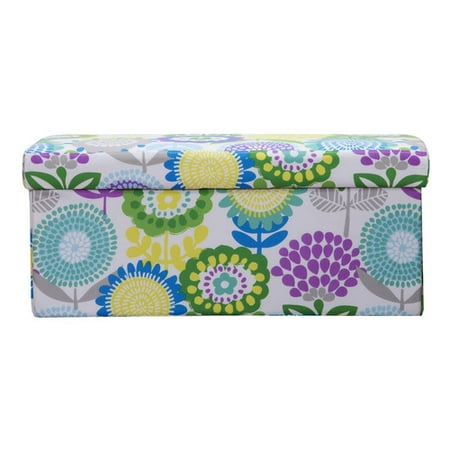 Crayola LLC Pointillist Pansy Storage Ottoman