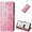 Pink, variant on for Google Pixel 6A Wallet Case, Cat Dog Cartoon Cute Style with ID Card Holder PU Leather Flip Phone Cover Case for Google Pixel 6A MG Blue
