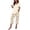 Camel, variant on Womens Pajama Set Sleeper Pajamas Women Colorful Stars Print Pullover Short Sleeve Top and Capri Pants Sleepwear