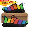 thumbnail image 1 of Zapatos para hombre, zapatillas coloridas con diseño de orgullo gay, transpirables, con cordones, planos y antideslizantes, 1 of 6