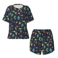 thumbnail image 4 of Lsque Shells and Seaweed Women's Short-Sleeved Pajama Set - 2 Piece Soft and Lightweight Sleepwear Set-XX-Large, 4 of 9