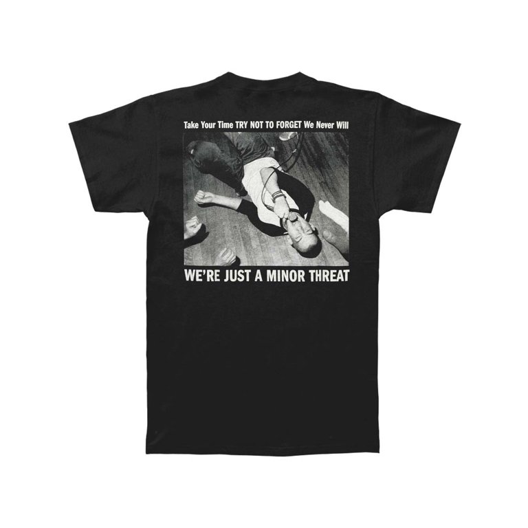 Minor Threat Men's Just A T-shirt Medium Black - Walmart.com