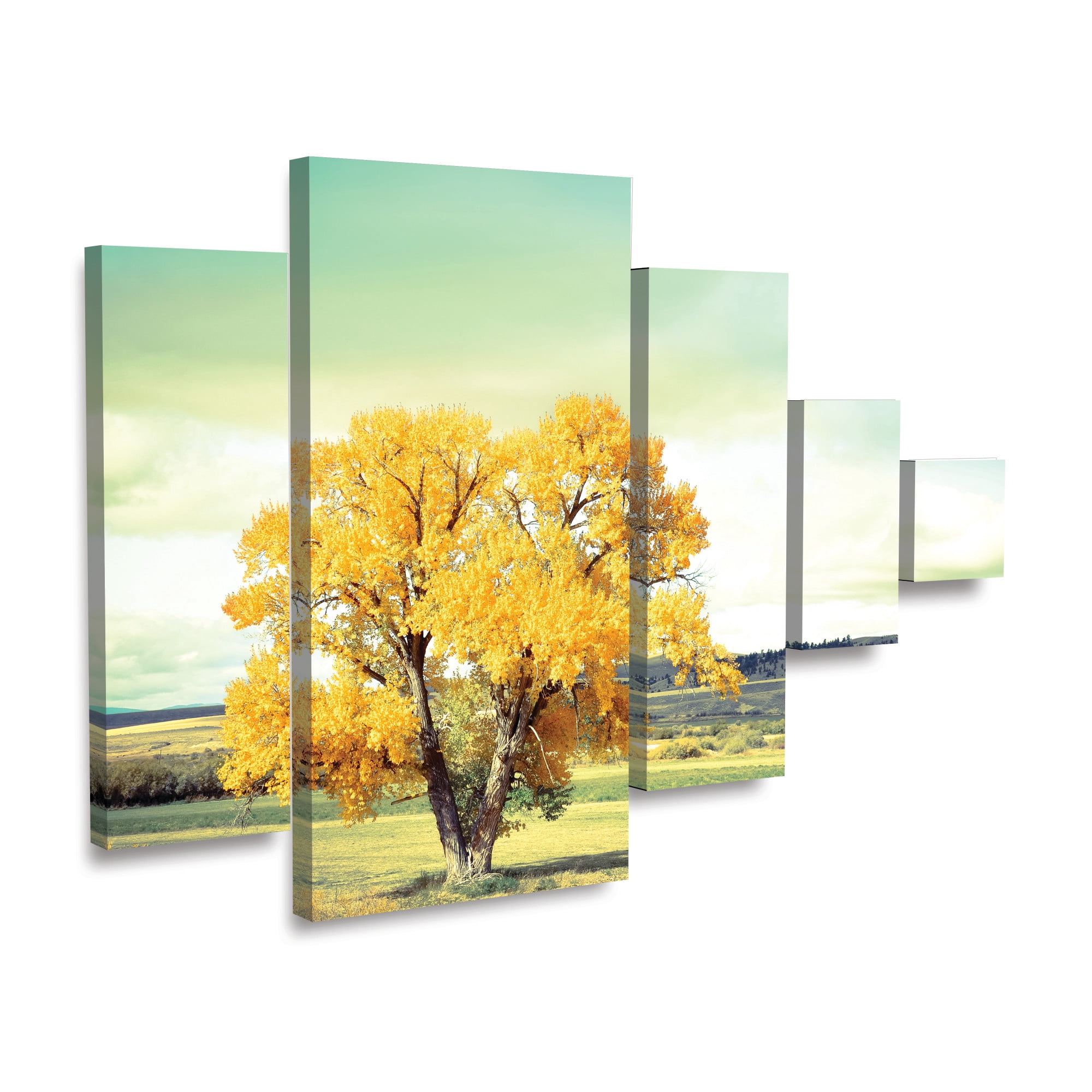 Annie Bailey Art ‘First To Turn’ 5 Panel Wall Art Set