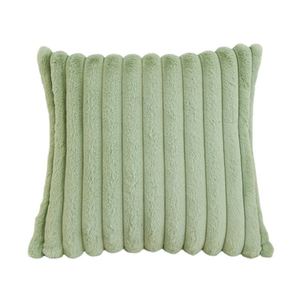 Funda de Almohada Decorativa de Piel Sintética, 45 X 45 Cm, Suave Terciopelo, con Cremallera Oculta para Sala de Estar, Dormitorio, Decoración de Otoño E Invierno.