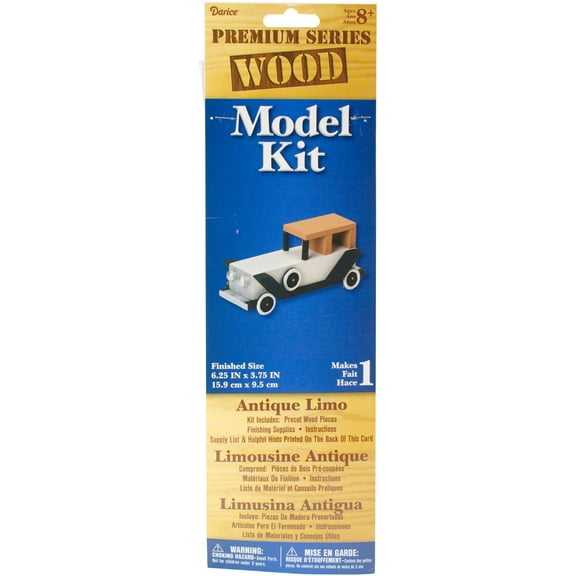 Darice Economical Wood Model Kits