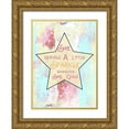 thumbnail image 1 of Ogren, Sarah 24x32 Gold Ornate Wood Framed with Double Matting Museum Art Print Titled - Sparkle Star, 1 of 4