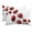 Red, Black, White, variant on Ladybug Outdoor Pillows for Chaise Lounge Chair Beach Headrest Pillow Set of 2 Waterproof Lumbar Pillows with Insert&Adjustable Elastic Strap Red Black Animals Neck Pillow for Patio Pool 12"x20"