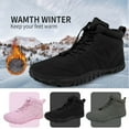 thumbnail image 2 of Mepaouo Hiking Boots Women High Top Lined Winter Snow Boots Waterproof Work Ankle Booties, 2 of 4