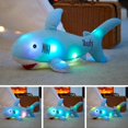 thumbnail image 4 of BSTAOFY 20 '' LED Tiburón Suave Peluche de Juguete Luz Nocturna Animal de Peluche Vida Oceánica Luminoso Brilla en la Oscuridad Compañero para la Hora de Acostarse Regalos para Niños Amigos Cumpleaños, 4 of 5