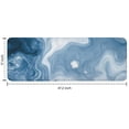 thumbnail image 7 of Blue White Marble Pattern Kitchen Rug Mat,Kitchen Runner Rugs Non Skid Washable,Decorative Kitchen Floor Mats for Kitchen,Sink,Laundry,17"x47.2", 7 of 7
