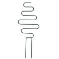 thumbnail image 4 of SPRING Potted Plant Stand Geometric Moon Plant Climbing Stand Support Flower Rack, 4 of 9