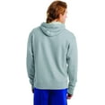 thumbnail image 2 of Champion Men's Powerblend Graphic Hoodie, Oxford Gray, X Large, 2 of 2