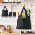 thumbnail image 2 of Monstrate Bolsos de compras amistosos de nylon 3pcs con el bolso atado fáciles llevar capacidad grande respetuoso del medio ambiente Almacenamiento y organización del hogar, 2 of 6