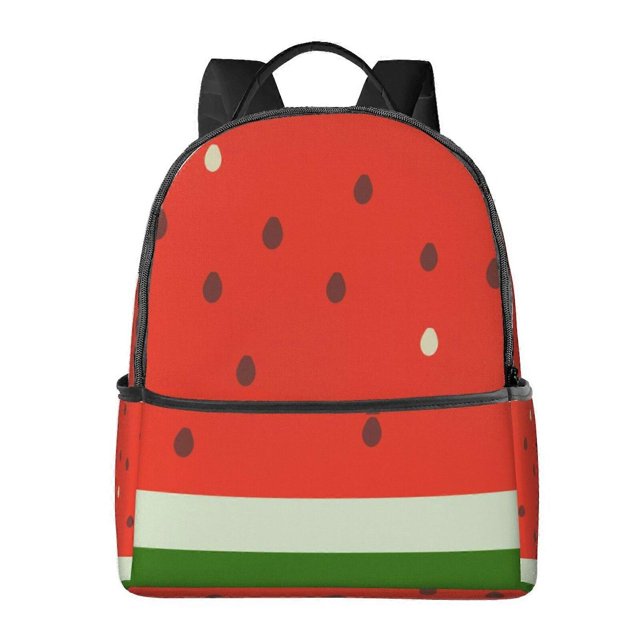 Watermelon Pattern Backpack,Large Capacity Travel Backpack,Laptop Backpack,Water Resistant Backpack For Women Men
