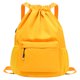 thumbnail image 3 of Mochila con cordón mochila para mujeres a prueba de agua de nylon mochila mochila amarilla, 3 of 9