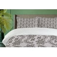 thumbnail image 4 of Ambesonne Taupe Duvet Cover Set, Russian Boho, 2-Calking, Tan Taupe, 4 of 7