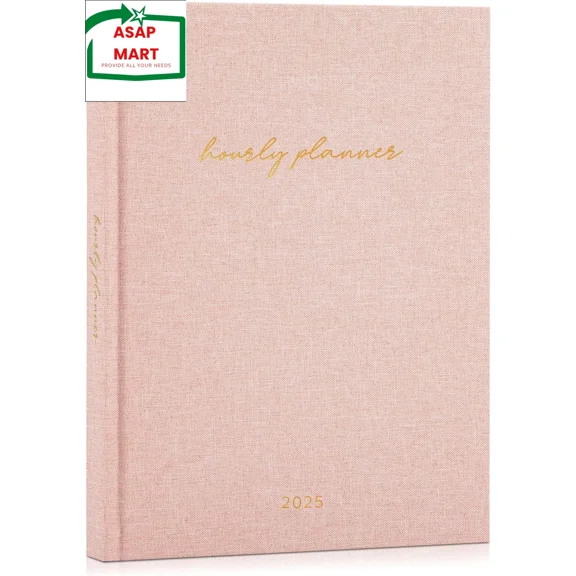 Beautiful 2025 Appointment Book Planner - Sturdy Linen Daily Planner & Weekly Ca