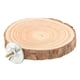 thumbnail image 1 of Natural Wooden Round Bird Perch Stand Cage Birds Parrots Biting Standing 6-8, 1 of 4