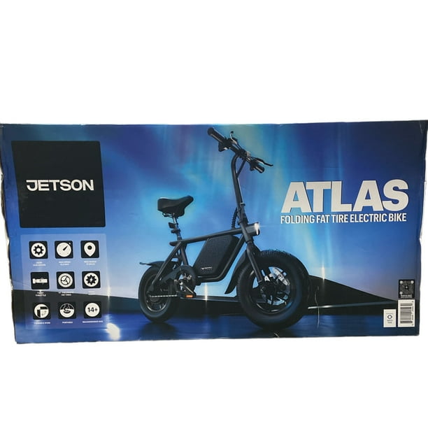 Jetson Atlas Fat Tire Electric, Pedal Asst, 15m range, 14" Wheels, 20