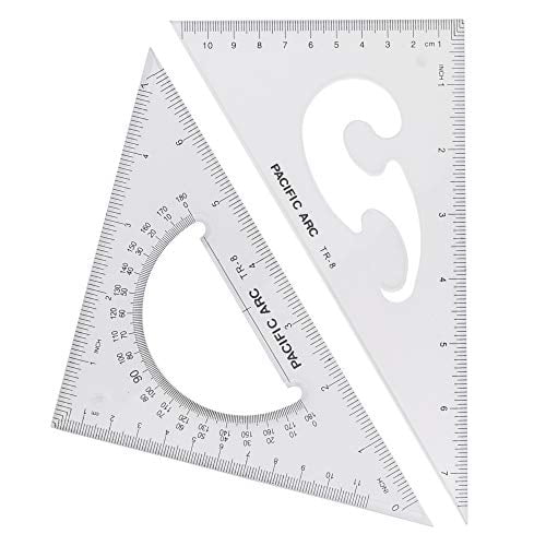 Triangle Set 8 Inch 30 60 45 90 Walmart Com